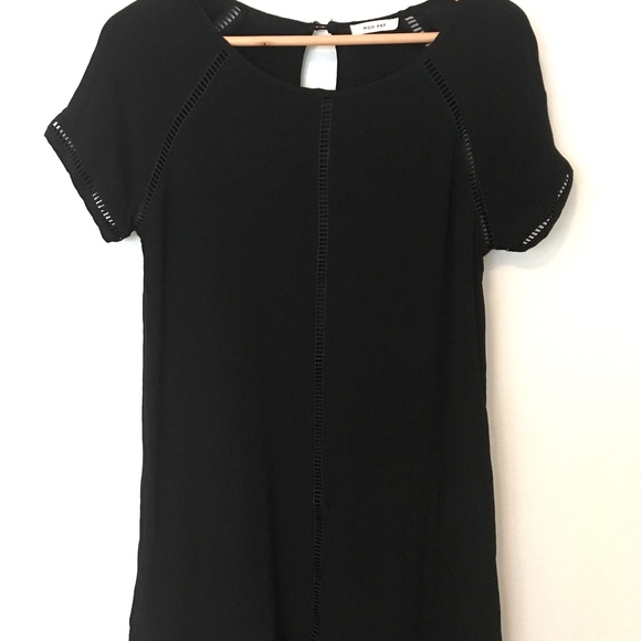Black Mod Ref Laeson Shift Dress M - Picture 4 of 4